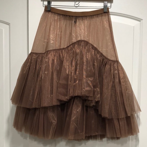 NWOT! - BCBGMaxAzria ‘Truffle’ Layered Tulle Skirt - Picture 5 of 12
